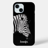 Cool black and white zebra personal
