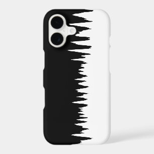 Cool Black and White Zigzag Striped Pattern