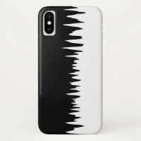 Cool Black and White Zigzag Striped Pattern