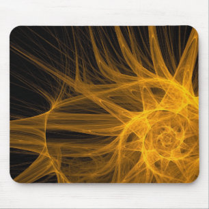 Cool black and yellow mouse pad