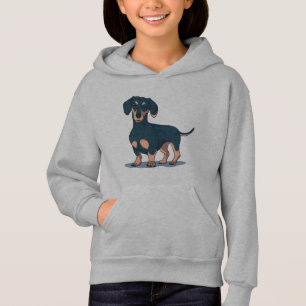 Cool Black Dachshund Dog Design