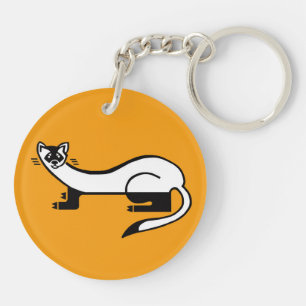 Cool Black-footed FERRET - Wildlife - Nature -  Keychain