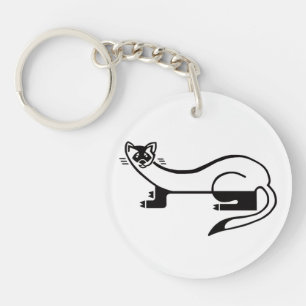 Cool Black-footed FERRET - Wildlife - Nature -  Keychain