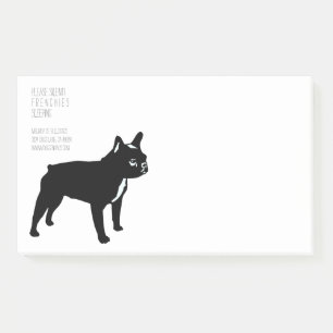 Cool Black French Bulldog Post-it Notes