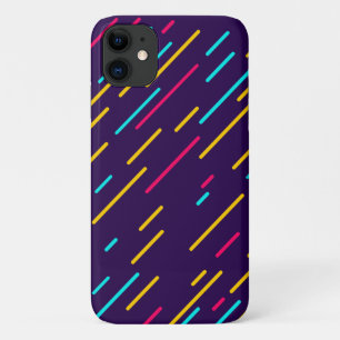 Cool Black Multi Coloured Sprinkles iPhone 11 Case