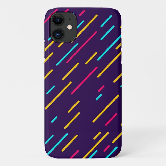 Cool Black Multi Coloured Sprinkles Case-Mate iPhone Case (Back)
