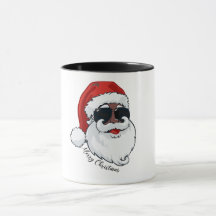 Cool Black Santa Classic Mug