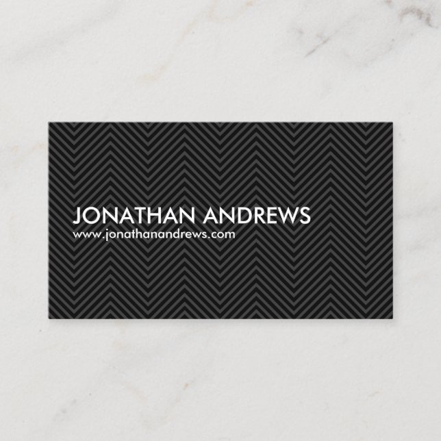 COOL BLACK sur le Carte de visite NOIR DESIGN (Devant)