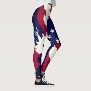cool black usa american flag pattern sexy design leggings