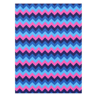 Cool bleu rose Chevron Motif petite nappe