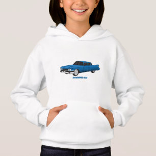 Cool blue 1959 classic car