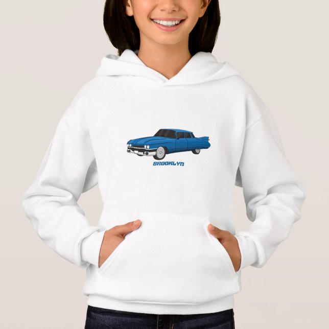 Cool blue 1959 classic car  (Front)
