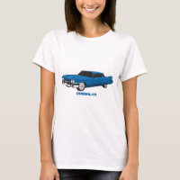 Cool blue 1959 classic car