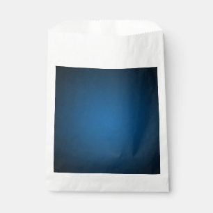 Cool Blue-Black Grainy Vignette Favour Bag