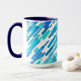 Cool Blue Blue Teal Marine Mug