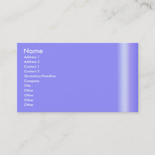 Cool Blue Business Card