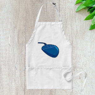 Cool Blue Computer Mouse Tech Standard Apron