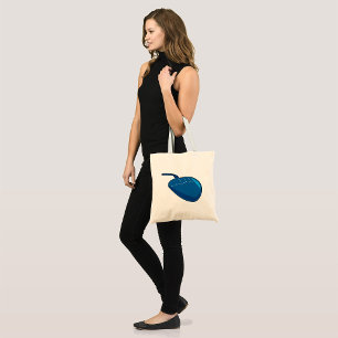Cool Blue Computer Mouse Tech Tote Bag