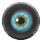Cool Blue Eye Camera Lens Custom Name Photographer