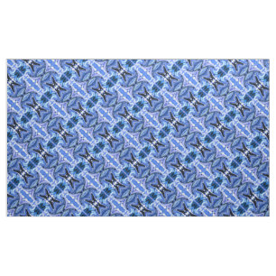 Cool blue fashion fabric