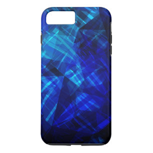 Cool Blue Ice Geometric Pattern Case-Mate iPhone Case