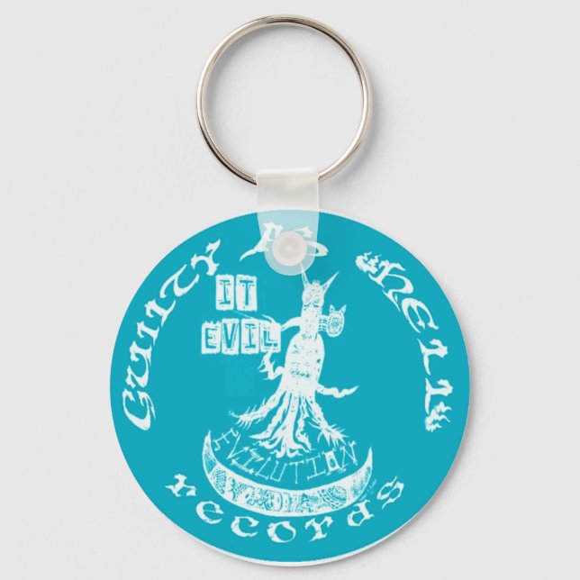 COOL BLUE "It Evil" Keychain (Front)