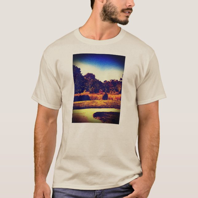 Cool blue nature shiry T-Shirt (Front)