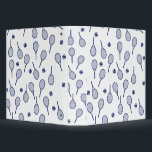 Cool Blue Retro Racquets Pattern Tennis Player    Binder<br><div class="desc">Classic Elegant Minimal Navy Blue Tennis Rackets Pattern For Him | Summer Pastel Tennis Court. Gift for tennis player, navy colour racquet tennis match on a white background. Personalized Gift for a tennis player. Trendy tennis players home decor. Trendy modern tennis player gifts. Cool retro modern gift for your school...</div>