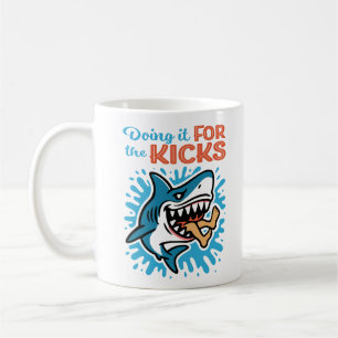 Cool Blue Shark for Kicks Coffee Mug
