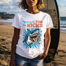 Cool Blue Shark for Kicks Women's