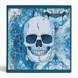 Cool Blue Skull Binder