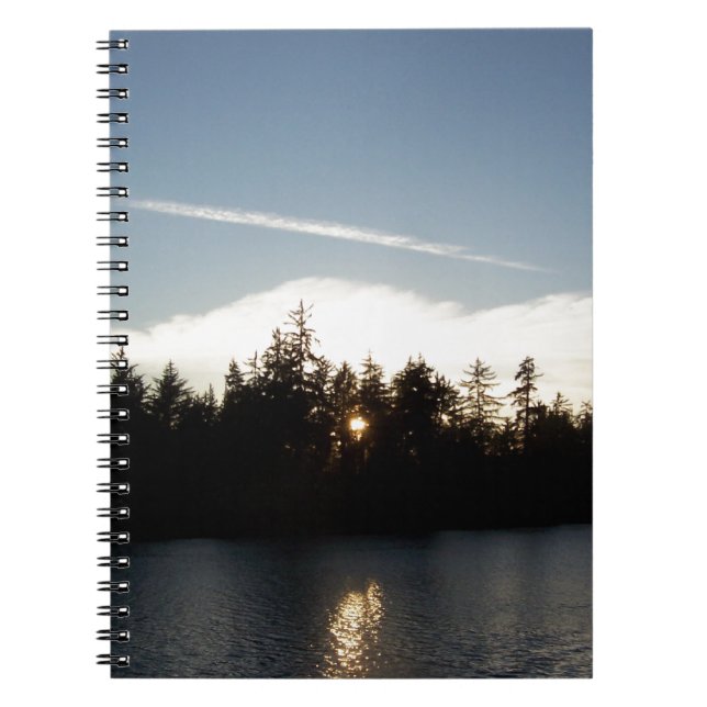 Cool Blue Sunset Notebook (Front)