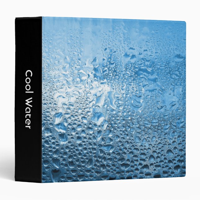 Cool Blue Water (1.5in) Binder (Front/Spine)