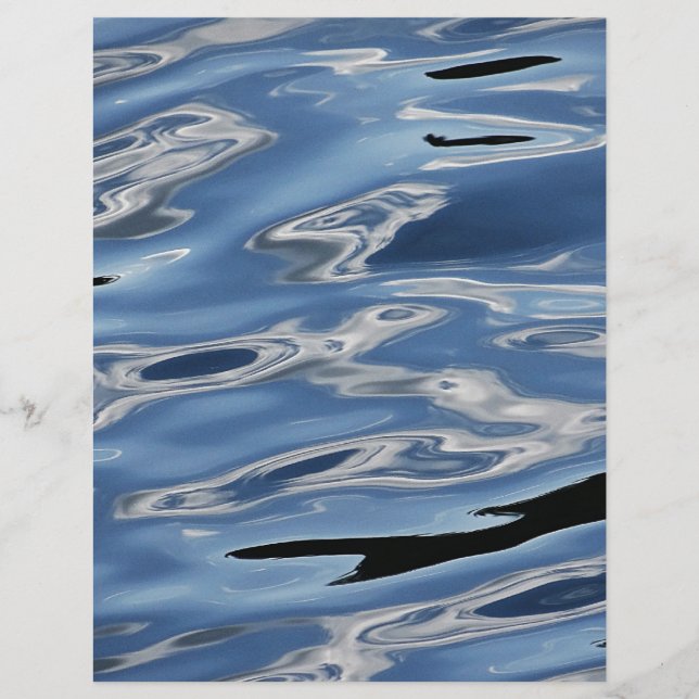 Cool blue water pattern (Front)