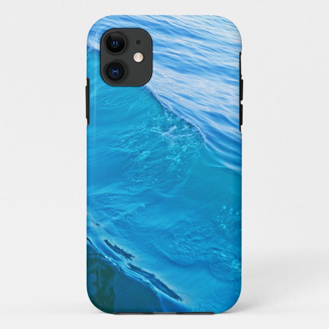 Cool blue water wave Case-Mate iPhone case (Back)