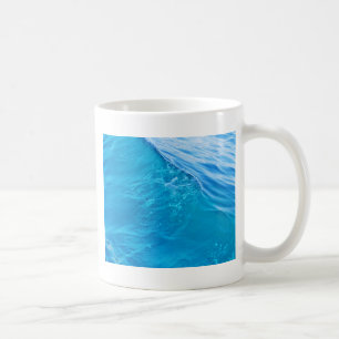 Cool blue water wave coffee mug