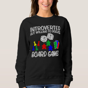 Cool Board Games Art For Men Women Meeple Card Che Sweatshirt