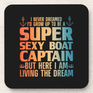 Cool Boat Captain For Men Women Sail Pontoon Boati Coaster