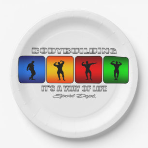 Cool Bodybuilding It Is A Way Of Life Paper Plate
