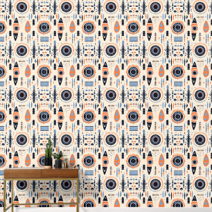 Cool Boho Southwestern pattern tiled  Wallpaper