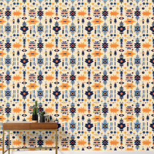 Cool Boho Sud-Ouest motif carrelé Papier peint