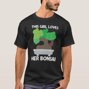 Cool Bonsai For Girls Kids Tree Plant Garden  1 T-Shirt
