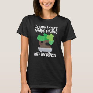 Cool Bonsai For Men Women Tree Plant Garden T-Shirt