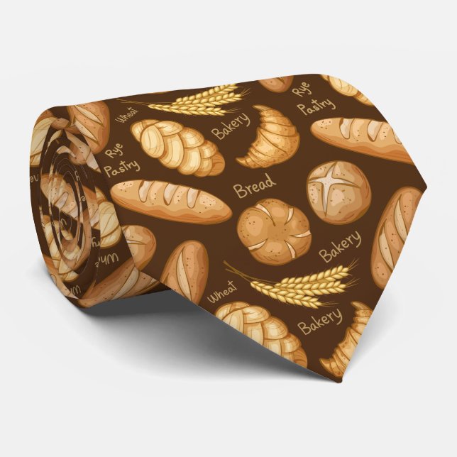 cool boulangerie pain carrelé motif cravate (Roulé)