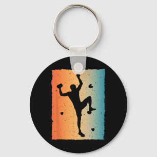Cool Bouldering For Men Women Kids Boulderer Wall Keychain