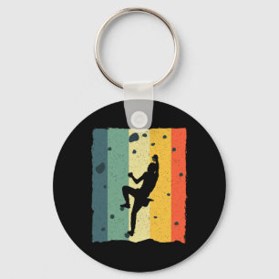 Cool Bouldering For Men Women Kids Boulderer Wall Keychain