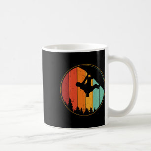 Cool Bouldering Retro Men Rock Climbing Vintage Coffee Mug