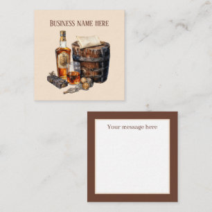 Cool Bourbon add message Card