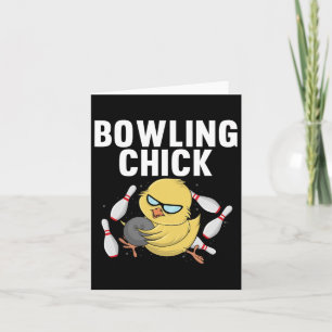 Cool Bowler For Women Girls Ladies Bowling Chick S Card