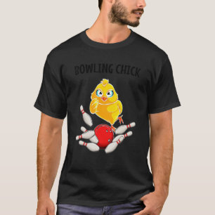 Cool Bowler For Women Girls Ladies Bowling Chick S T-Shirt